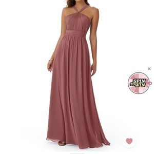 Azazie Kielle Bridesmaid Dress Desert Rose